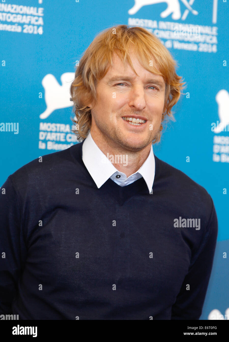 Venise, Italie. 29 août, 2014. L'acteur Owen Wilson pose à la photocall de "il est drôle de cette façon au cours de la 71e Festival du Film de Venise à Venise, Italie, 29 août 2014. Photo : Hubert Boesl - AUCUN FIL - SERVICE/dpa/Alamy Live News Banque D'Images