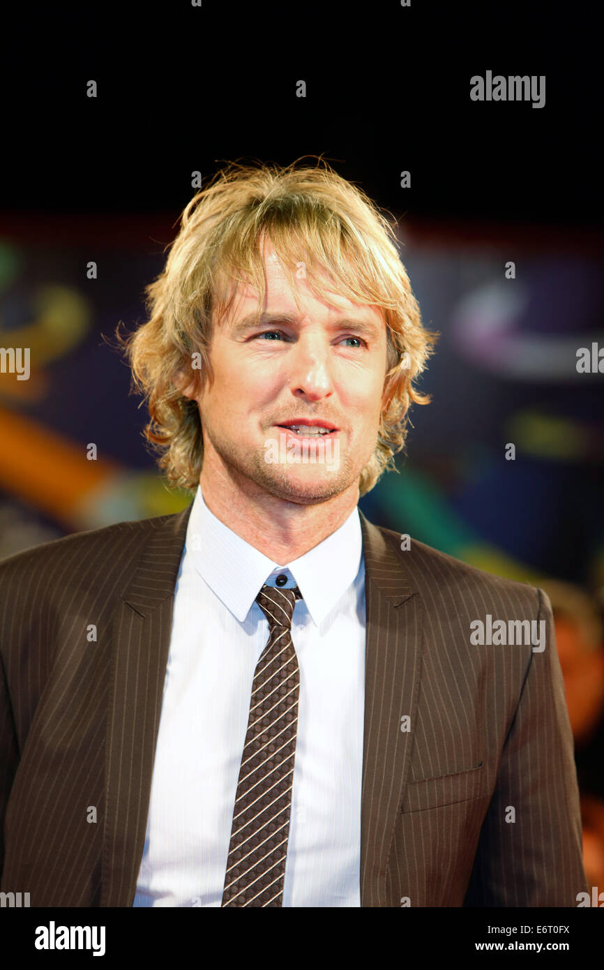 Venise, Italie. 29 août, 2014. L'acteur Owen Wilson assiste à la première de "il est drôle de cette façon au cours de la 71e Festival du Film de Venise à Venise, Italie, 29 août 2014. Photo : Hubert Boesl - AUCUN FIL - SERVICE/dpa/Alamy Live News Banque D'Images