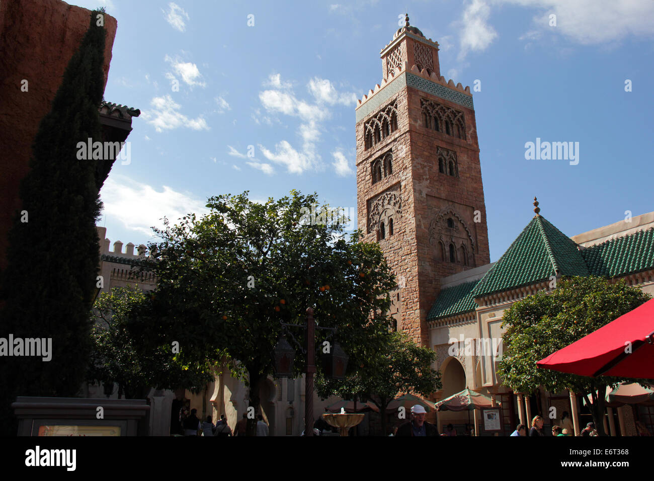Le Maroc au salon Pavilion World Showcase d'Epcot Center, Disney World. Banque D'Images
