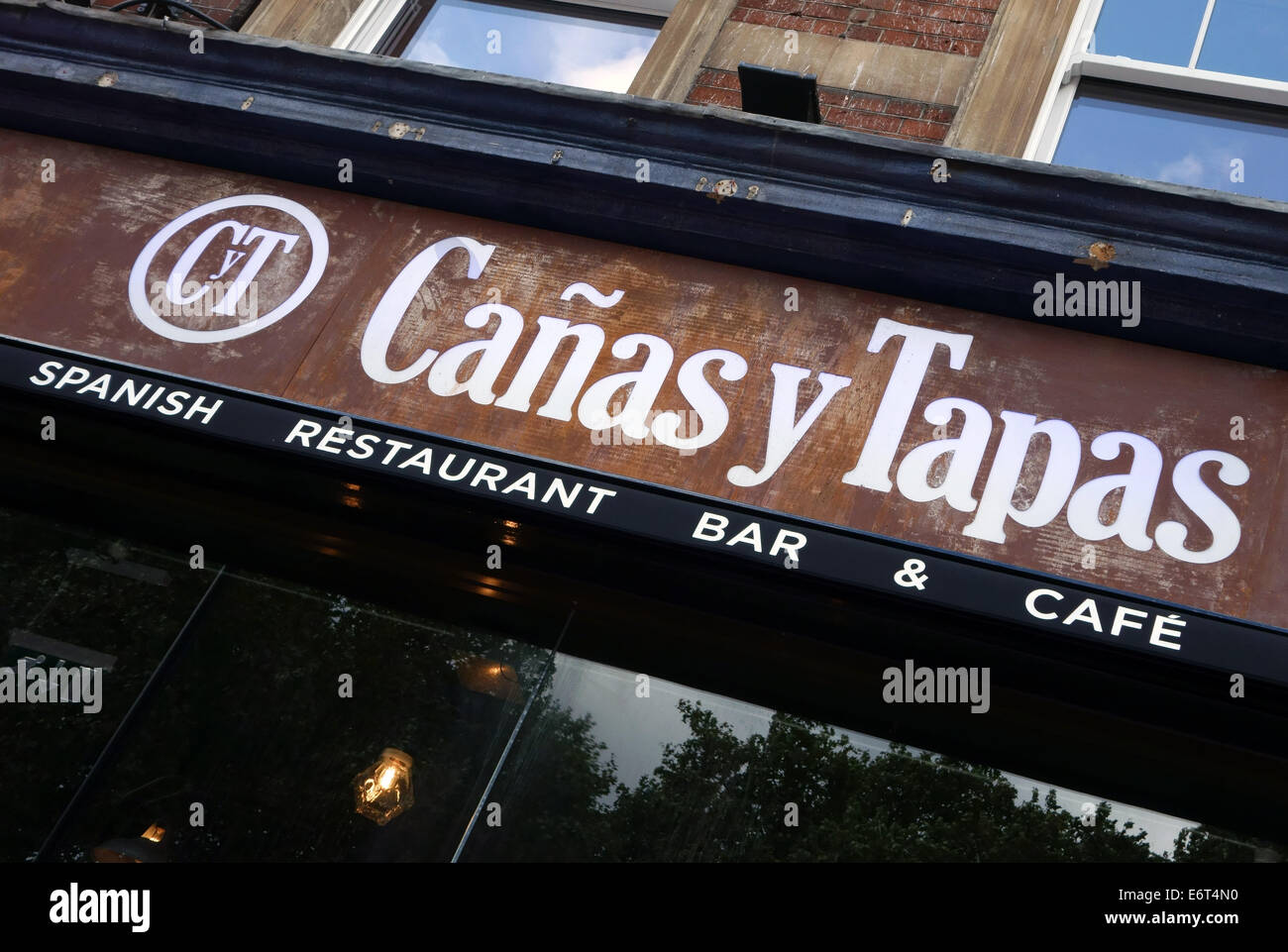 Canas y Tapas bar & restaurant espagnol, Islington Green, Londres Banque D'Images