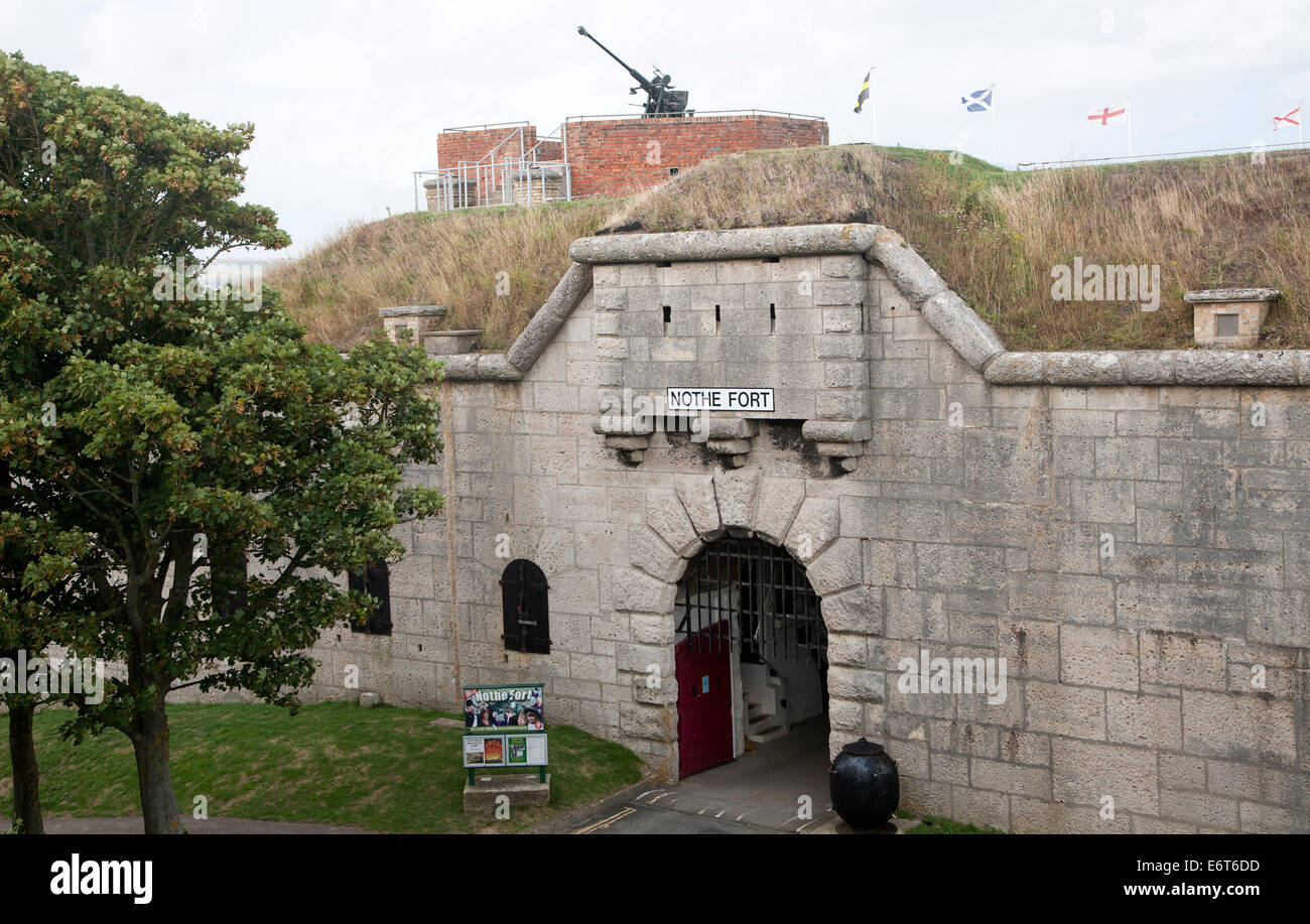 Fort de Nothe construit en 1872 Weymouth, Dorset, Angleterre Banque D'Images