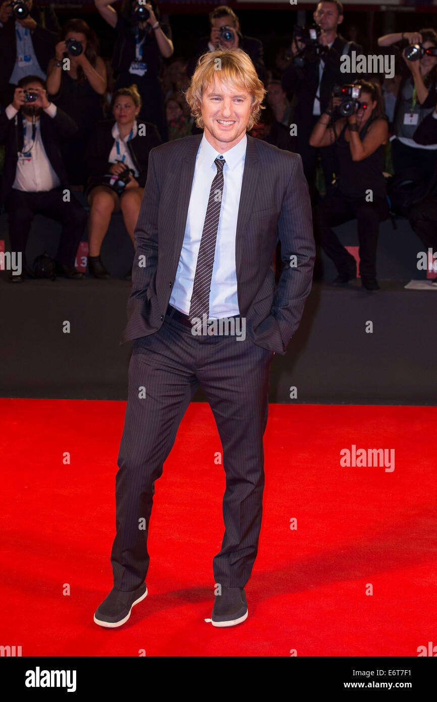 Owen Wilson qui fréquentent le "il est drôle de cette façon' première mondiale au 71ème Festival International du Film de Venise le 29 août 2014. Banque D'Images