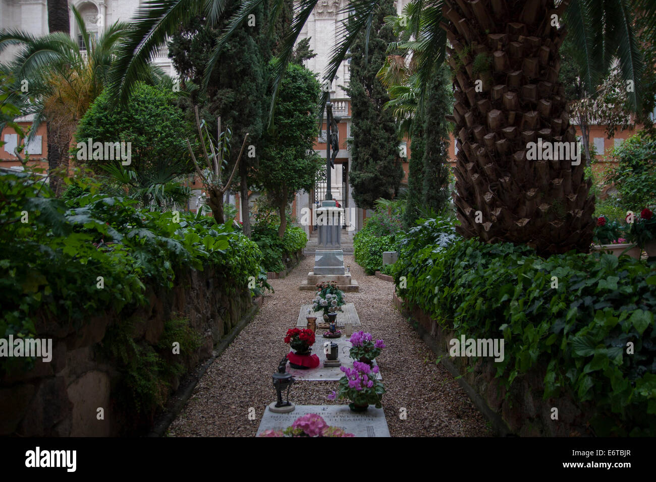 Campo Santo Teutonico à Rome (Vatican), de l'Italie. Banque D'Images