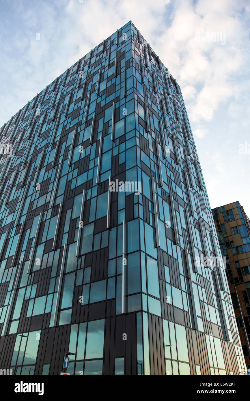 Immeuble de bureaux contemporain - 6 Mitre Passage dans la péninsule de Greenwich, Londres Banque D'Images