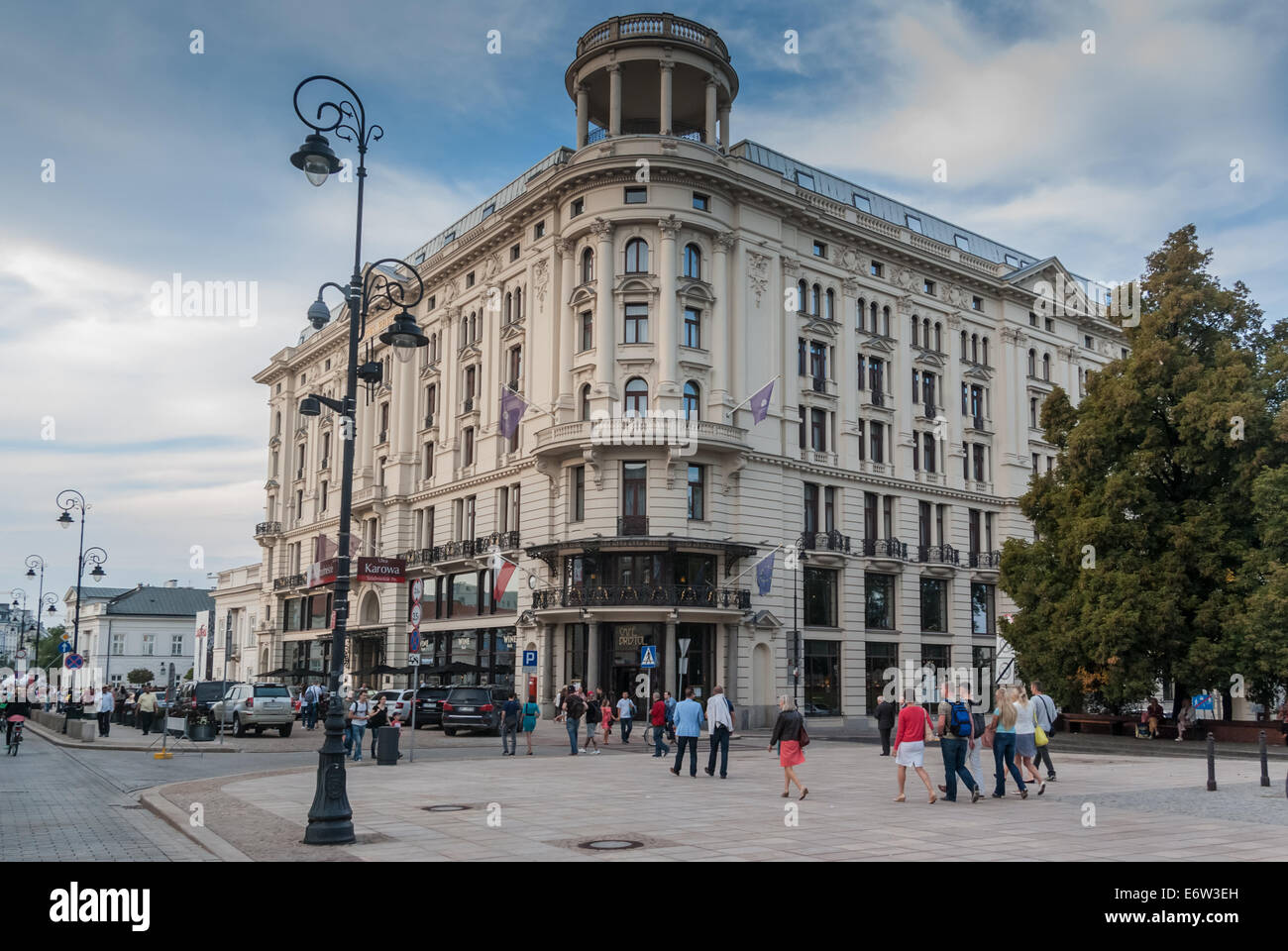 Bristol Hotel, Varsovie, Pologne Banque D'Images
