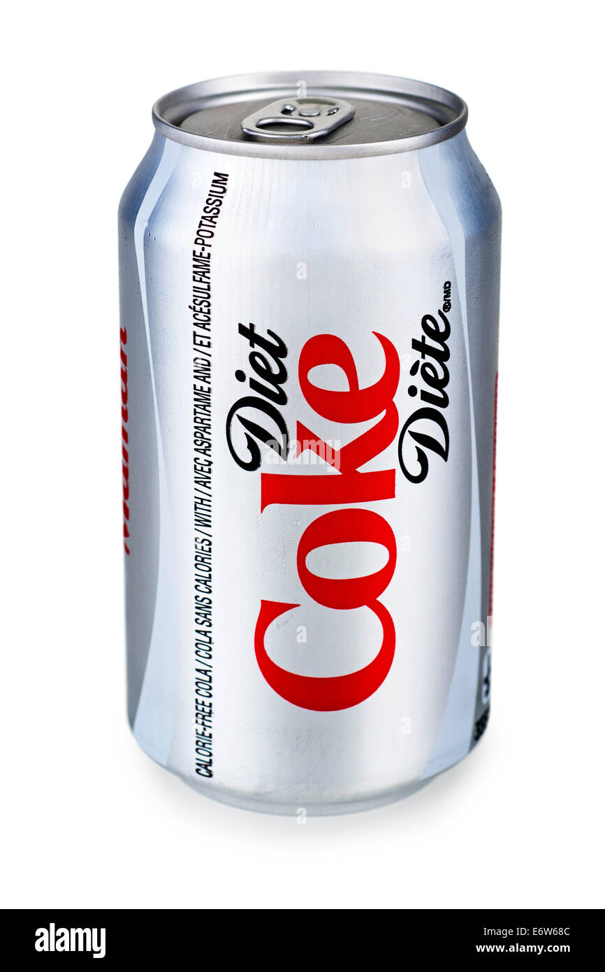Diet Coke Can Banque D'Images