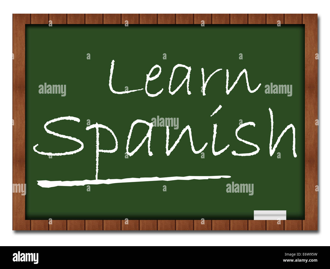 Apprendre l'espagnol conseil de classe Banque D'Images