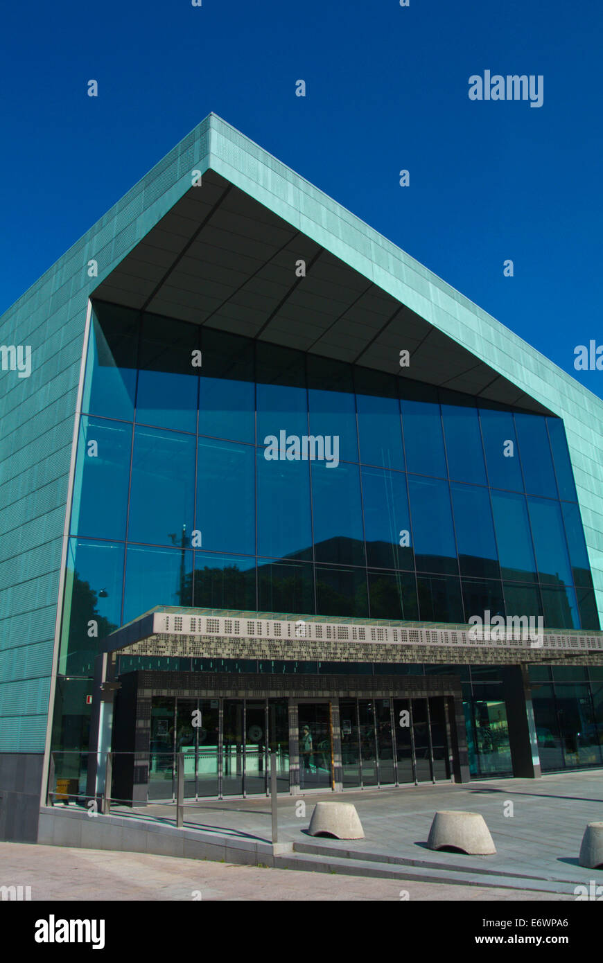 Musiikkitalo, le Centre de la musique (2011), Etu-Töölö, le centre d'Helsinki, Finlande, Europe Banque D'Images