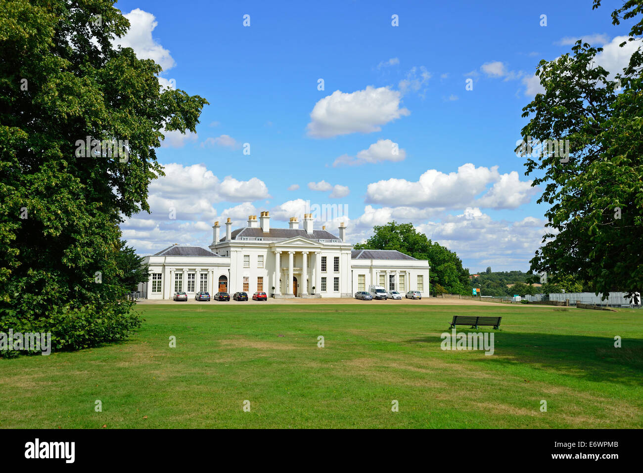 Le Hylands House, Hylands Park, Chelmsford, Essex, Angleterre, Royaume-Uni Banque D'Images