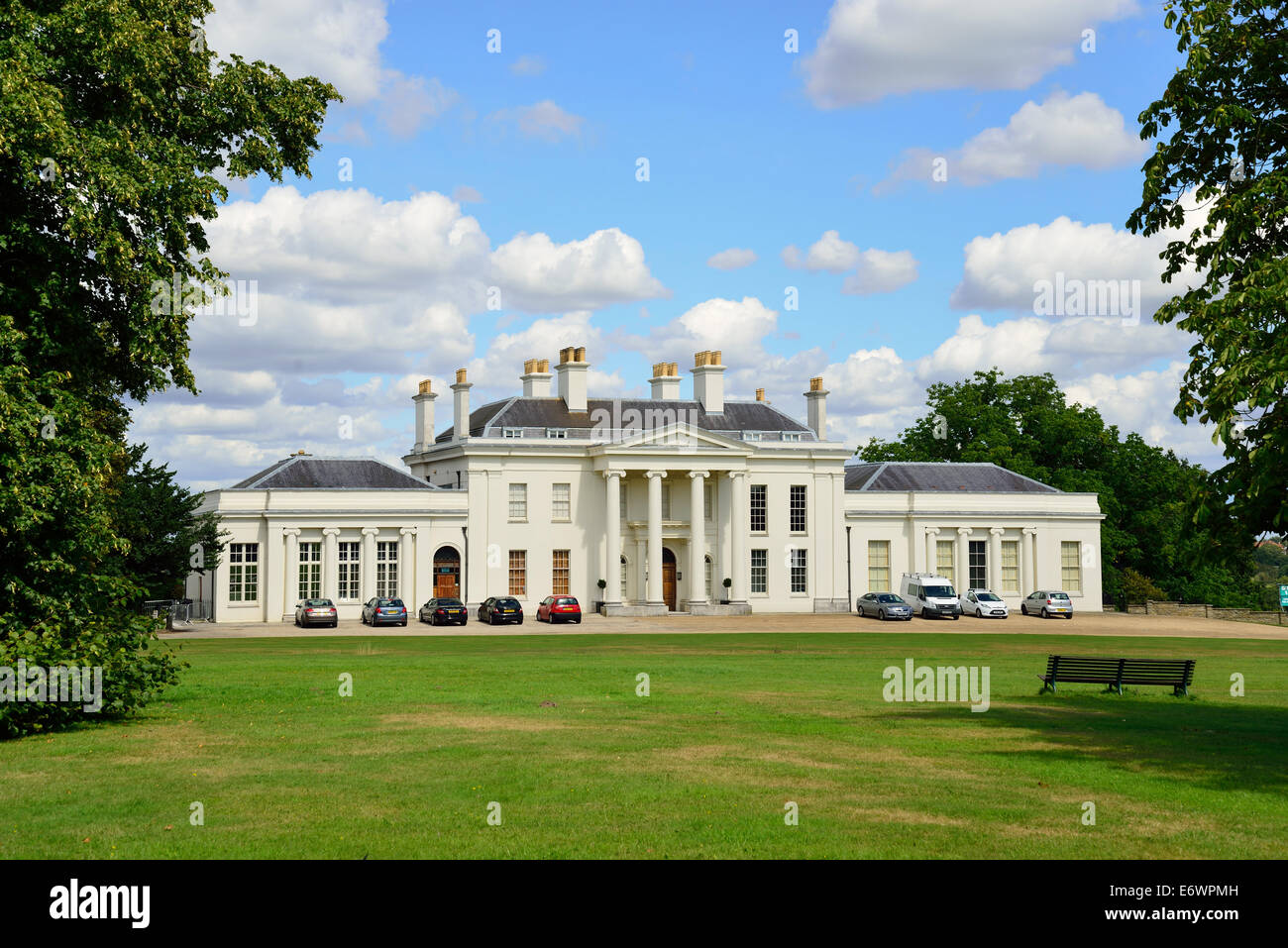 Le Hylands House, Hylands Park, Chelmsford, Essex, Angleterre, Royaume-Uni Banque D'Images