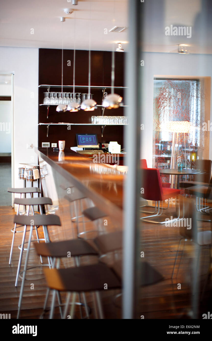 Ka Bar dans l'hôtel Sipan Sipanska Luka, Sipan island, îles Elaphites, au nord-ouest de Dubrovnik, Croatie Banque D'Images