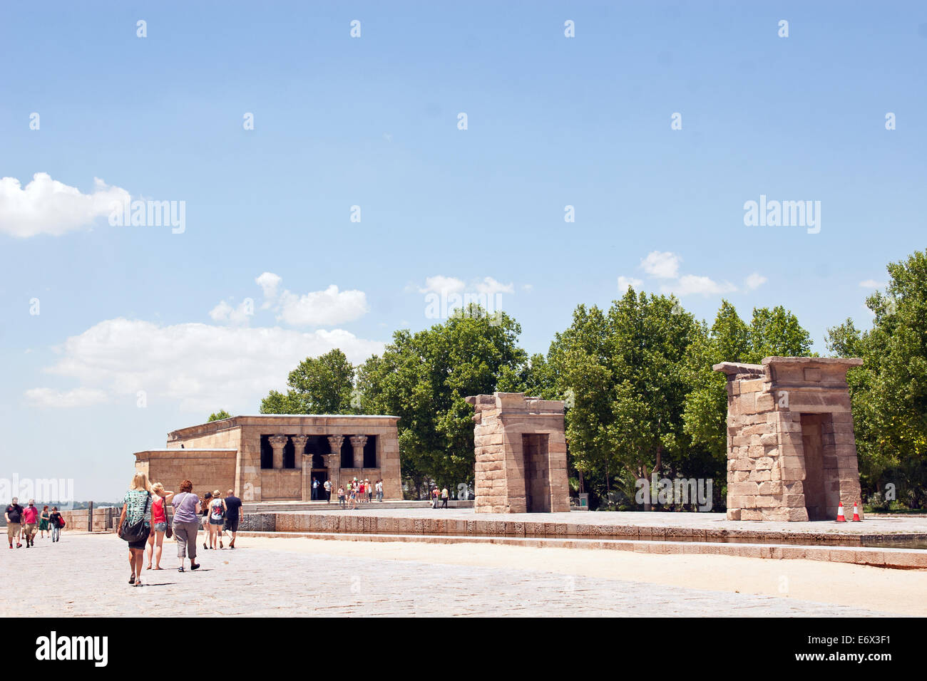 Temple de Debod, Madrid Banque D'Images