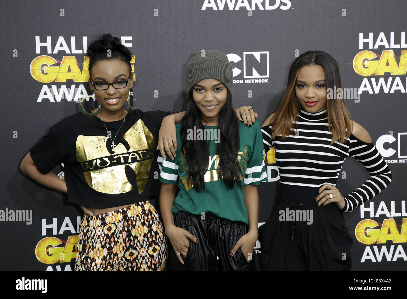 Cartoon Network's Hall of Game Awards au Barker Hangar - Arrivées comprend : les McClain Sisters,Sierra McClain,China Anne McClain,Lauryn McClain Où : Los Angeles, California, United States Quand : 15 Mars 2014 Banque D'Images