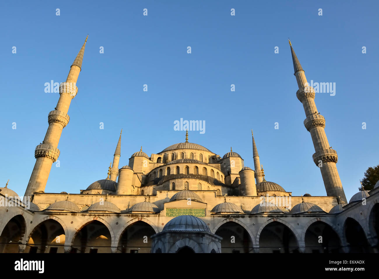 La mosquée bleue, également Mosquée Sultan Ahmed Sultan Ahmet Camii, UNESCO World Heritage Site, côté européen, Istanbul, Turquie Banque D'Images
