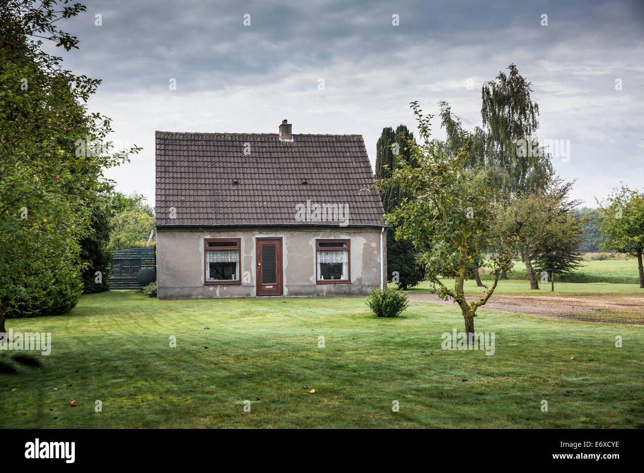 Pays-bas, Nuenen, Vincent van Gogh. Ancienne maison où vivaient les modèles pour les mangeurs de pommes de terre, qu'il peint dans son atelier Banque D'Images