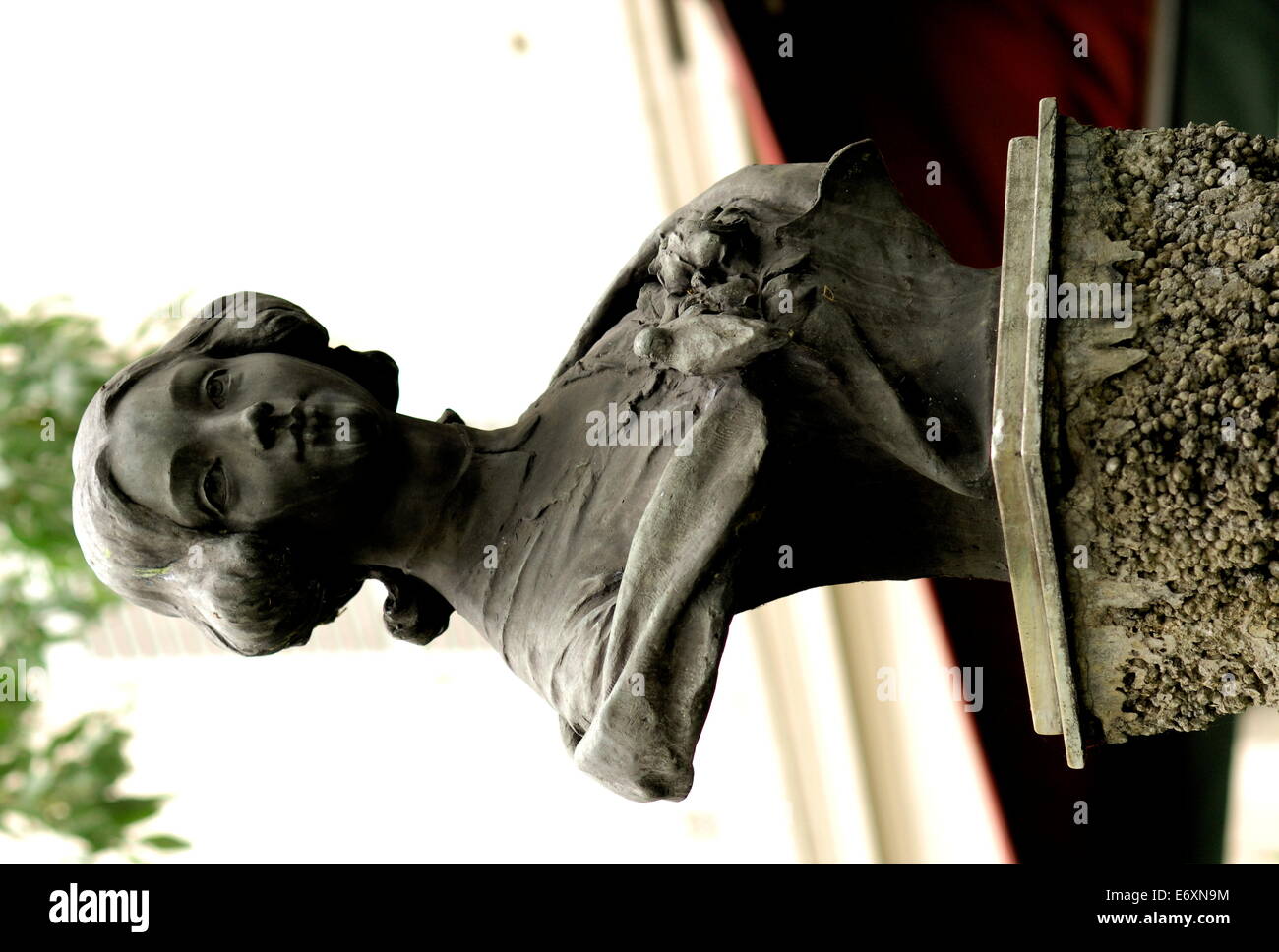 PARIS, FRANCE. Buste DE CHARLOTTE CLOTILDE À LA RUE Clotilde de Vaux. PHOTO:JONATHAN EASTLAND/AJAX Banque D'Images