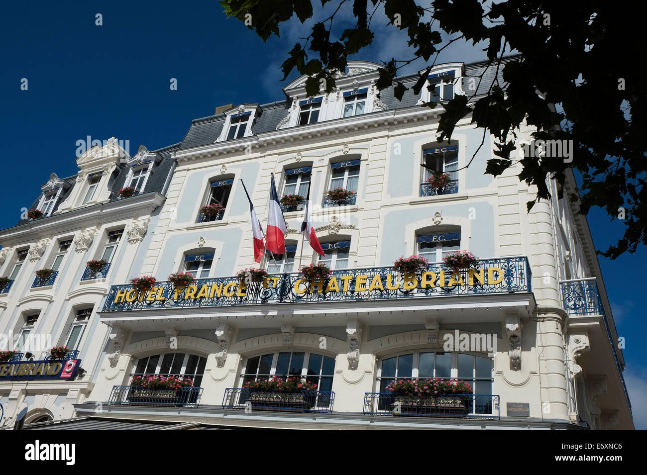 Hôtel Chateaubriand, Saint-Malo, Bretagne, France Banque D'Images