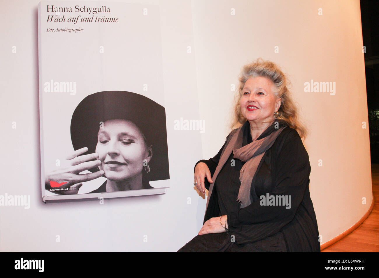 Présentation d'Hanna Schygulla son autobiographie ' Wach auf und traeume ' Literaturhaus à Munich avec Hanna Schygulla : où : Munich, Allemagne Quand : 27 Mars 2014 Banque D'Images