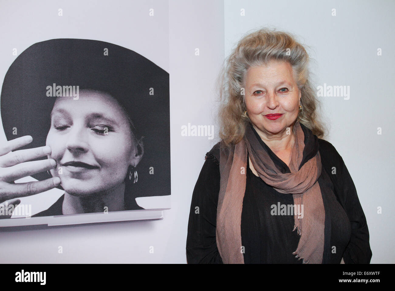 Présentation d'Hanna Schygulla son autobiographie ' Wach auf und traeume ' Literaturhaus à Munich avec Hanna Schygulla : où : Munich, Allemagne Quand : 27 Mars 2014 Banque D'Images