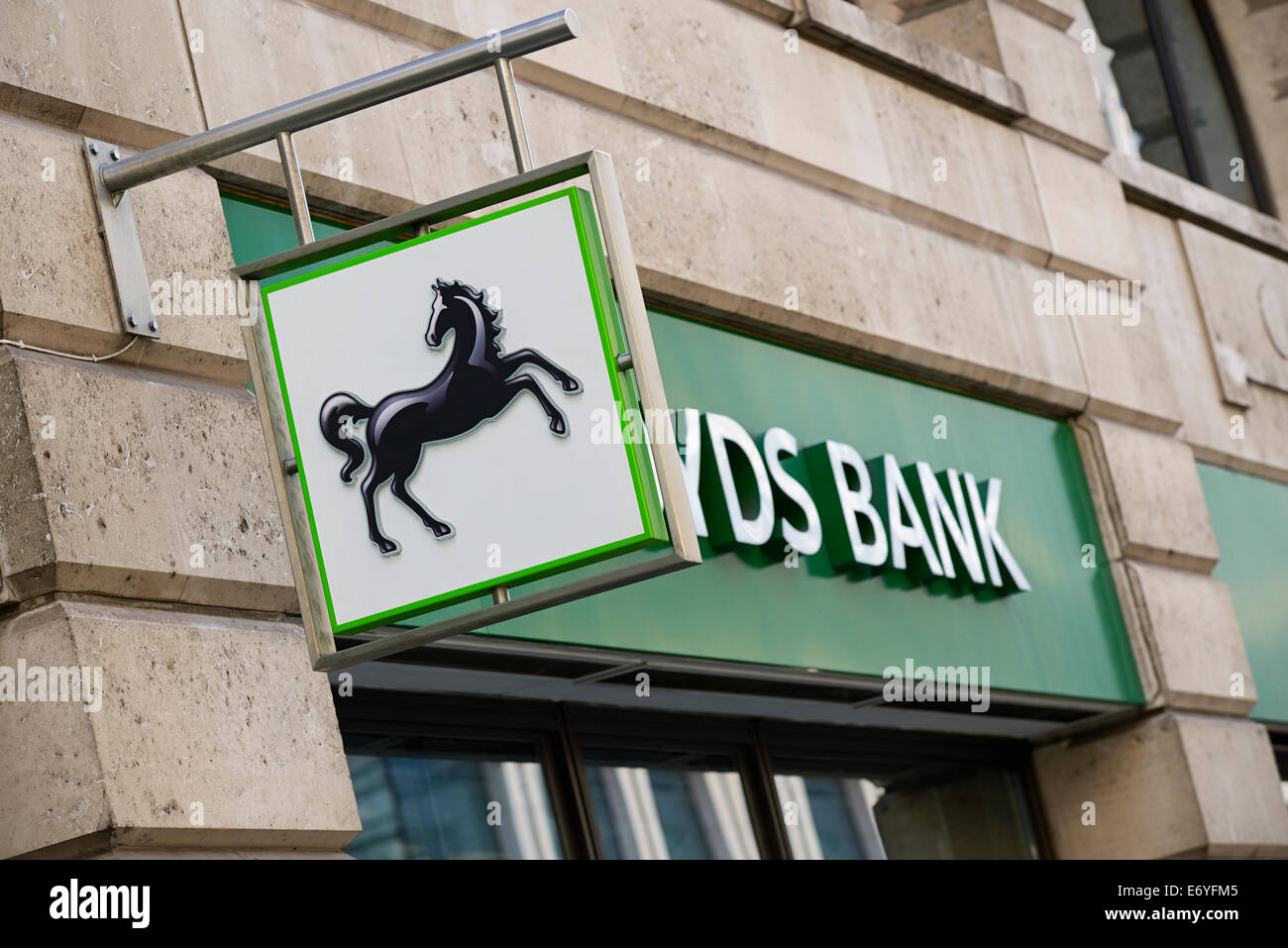 La Lloyds Bank, au Royaume-Uni. Banque D'Images