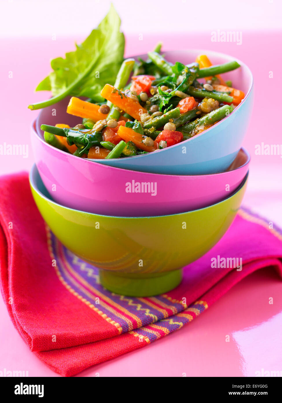 De style indien poêlée de légumes Banque D'Images