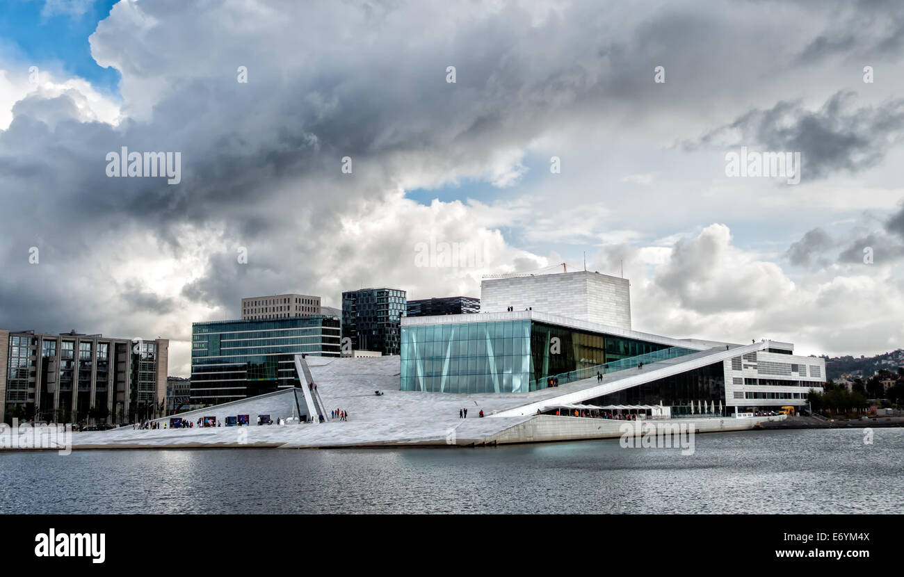 La Royal National Opera House à Oslo, Norvège Banque D'Images