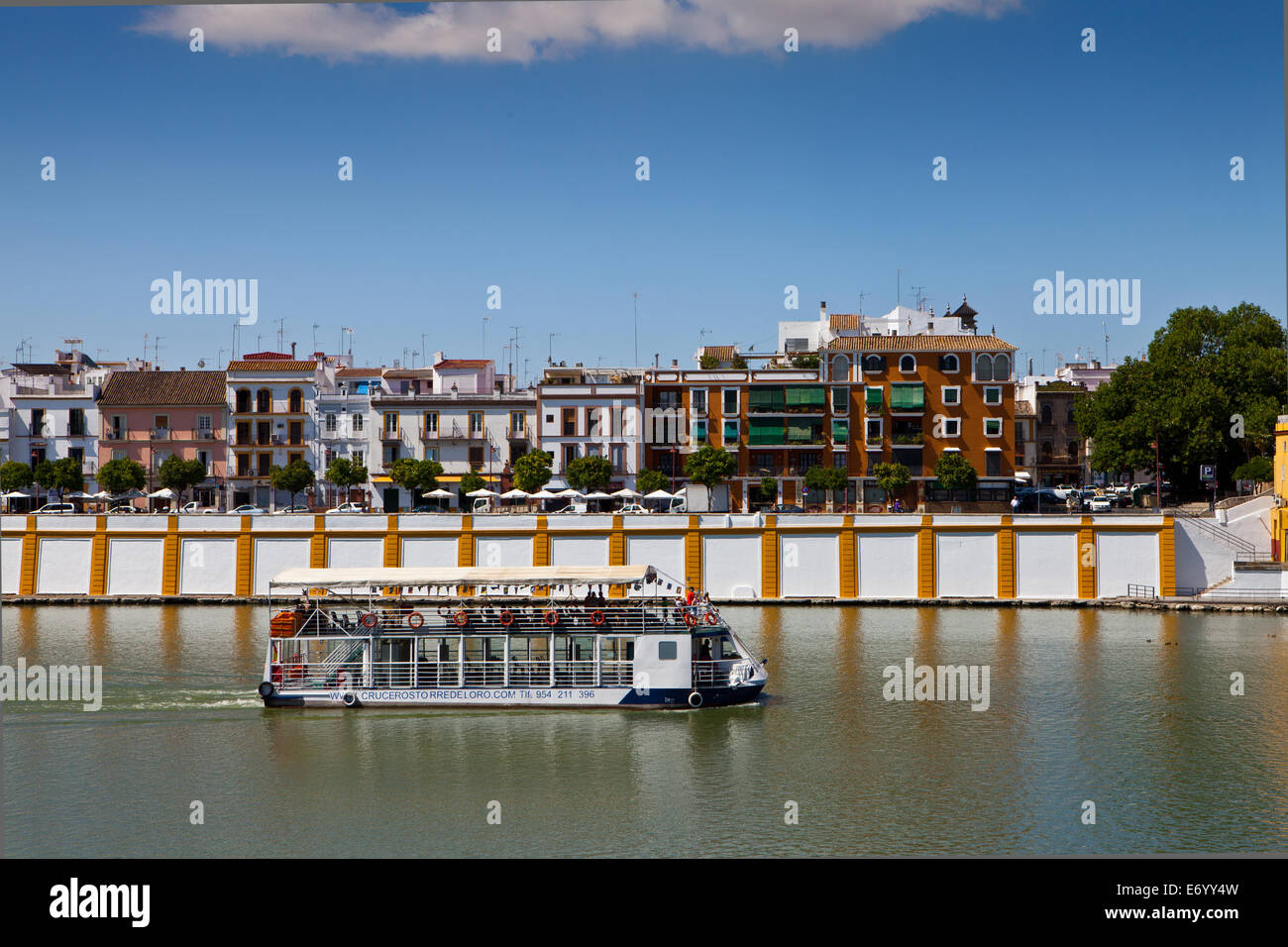 Canal de Alfonso XIII, Séville Banque D'Images