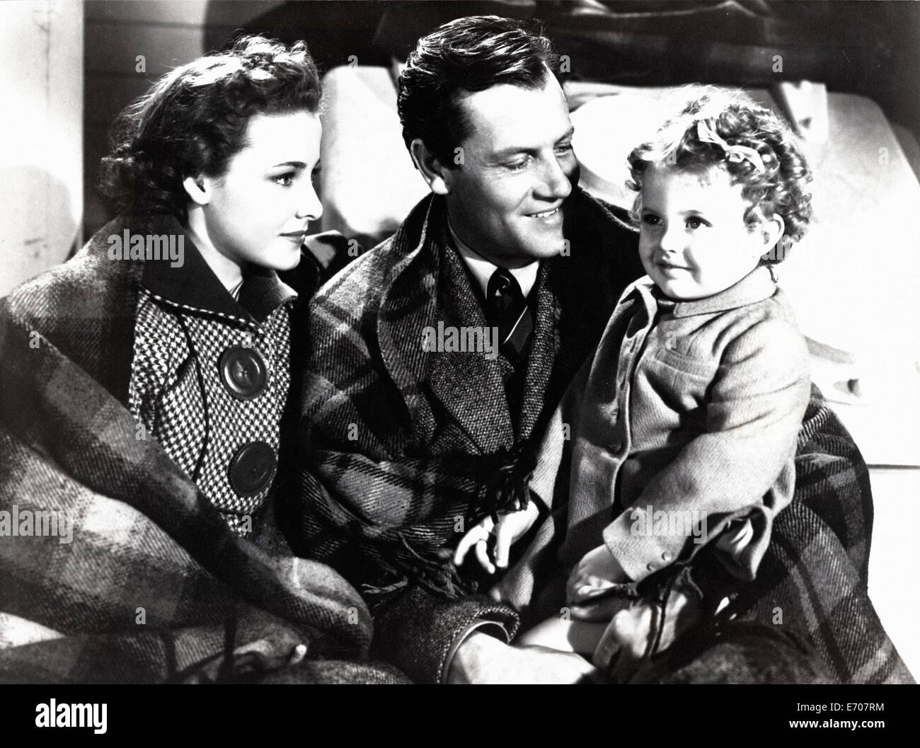 Correspondant à l'étranger - George Sanders Laraine Day - Réalisation : Alfred Hitchcock - 1940 Banque D'Images