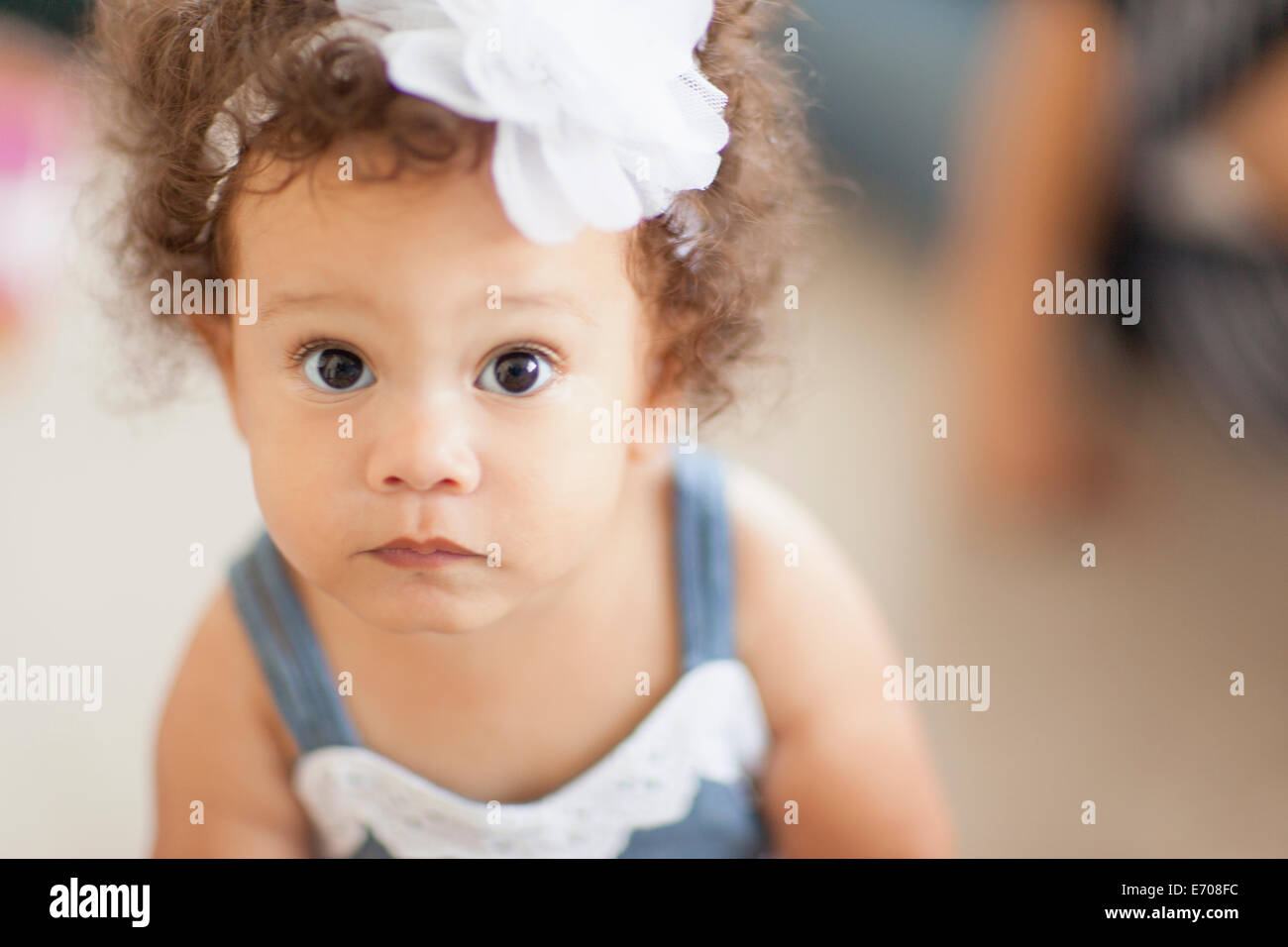 Portrait of baby girl Banque D'Images