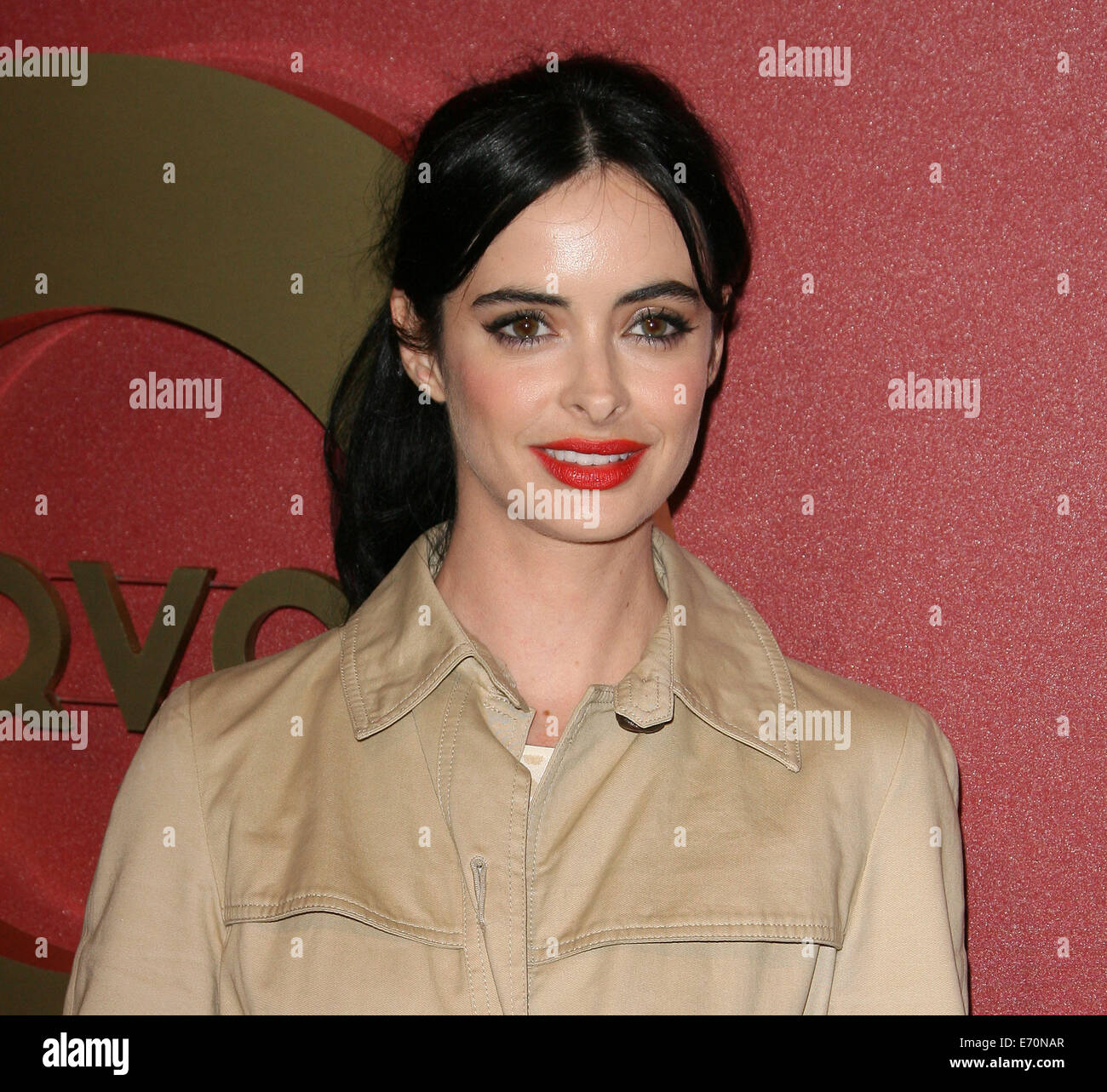 Style Tapis Rouge QVC Pre-Oscar Cocktail qui a eu lieu au Four Seasons Hotel. En vedette : Krysten Ritter Où : Los Angeles, California, United States Quand : 28 Mars 2014 Banque D'Images