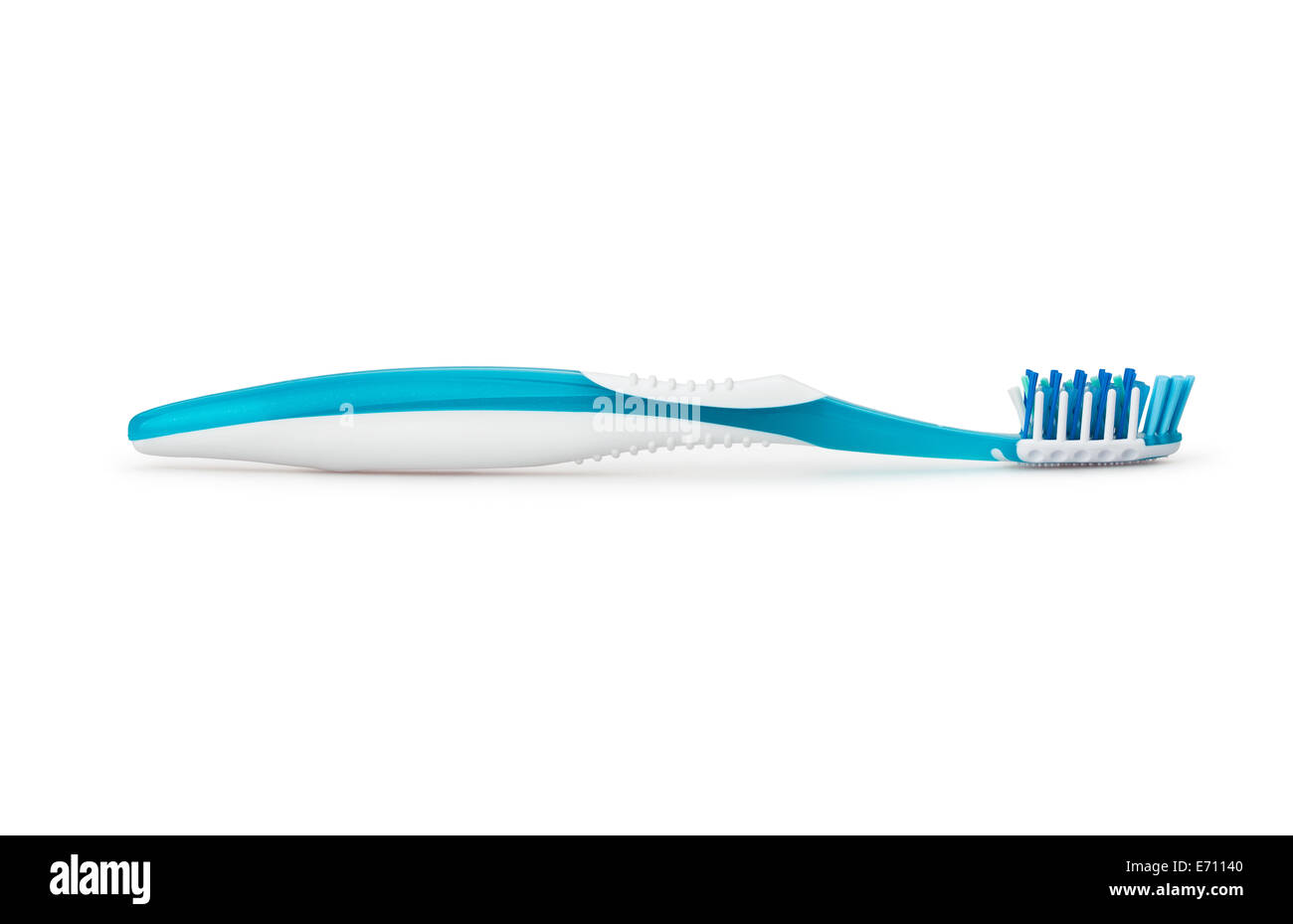 Isolé de la brosse à dents Banque D'Images