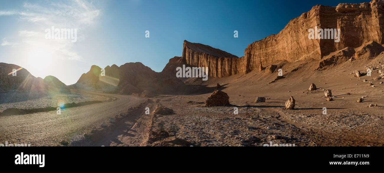 Valle de la Luna (vallée de la lune), Désert d'Atacama, El Norte Grande, Chili Banque D'Images