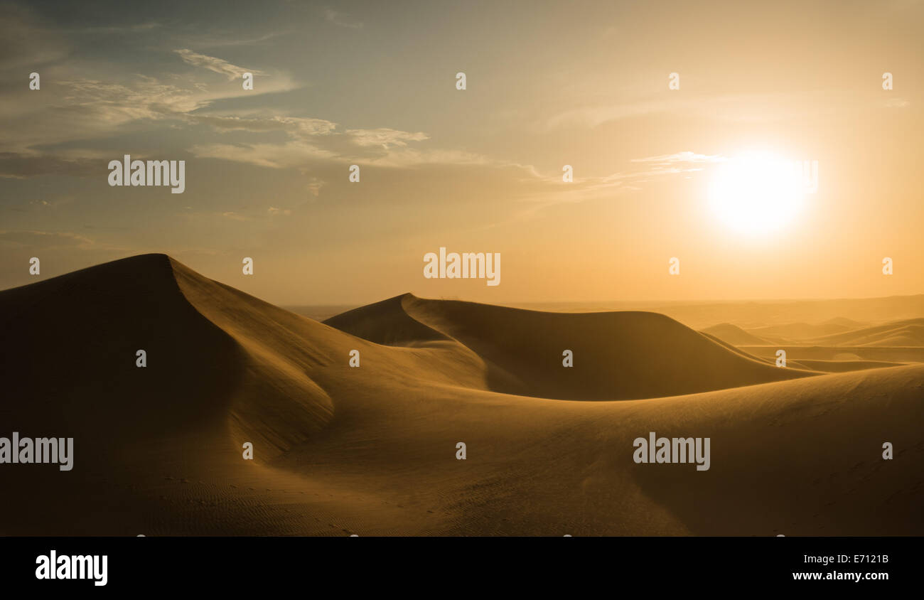 Les dunes de sable de Glamis, California, USA Banque D'Images