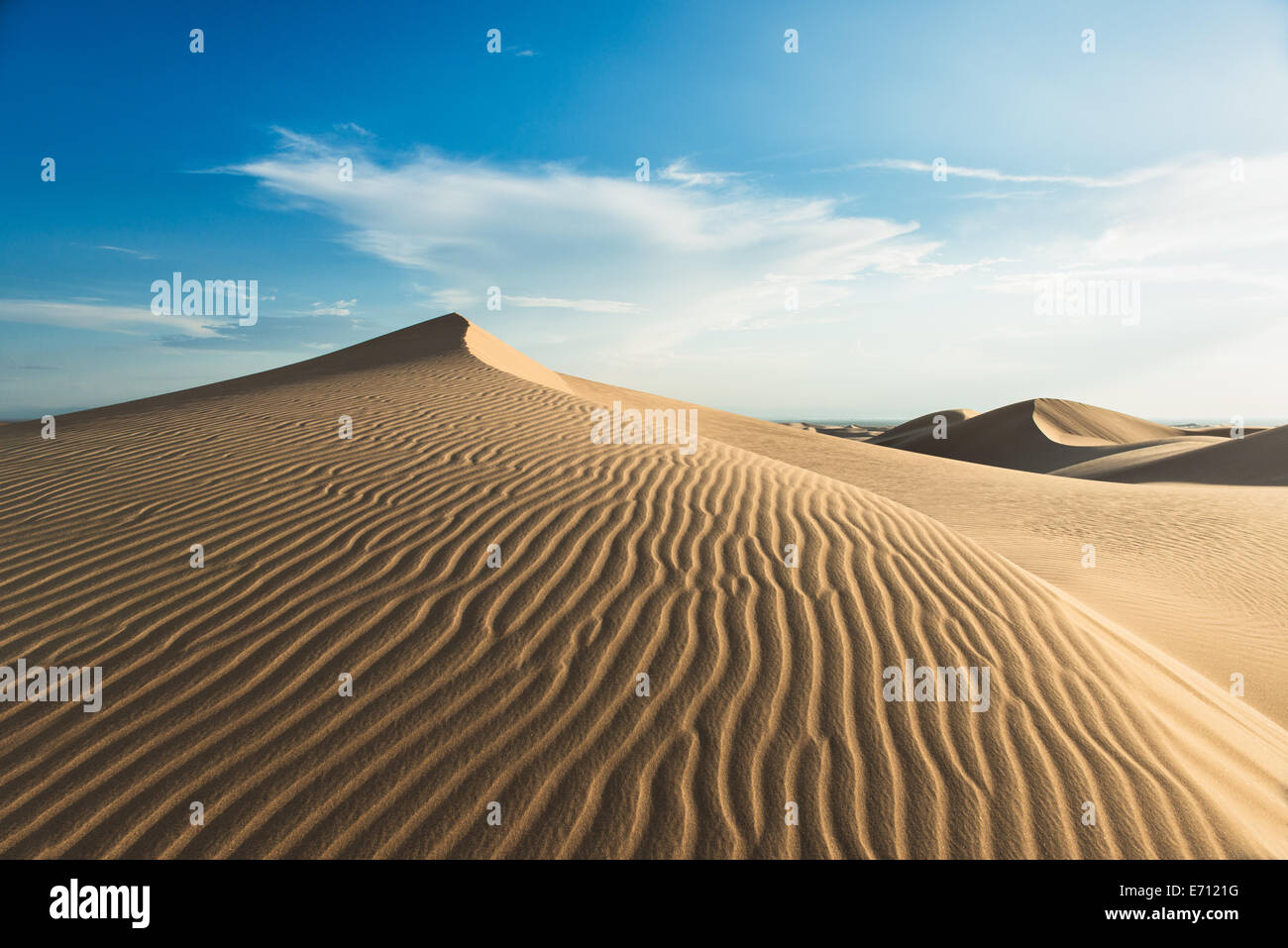 Les dunes de sable de Glamis, California, USA Banque D'Images