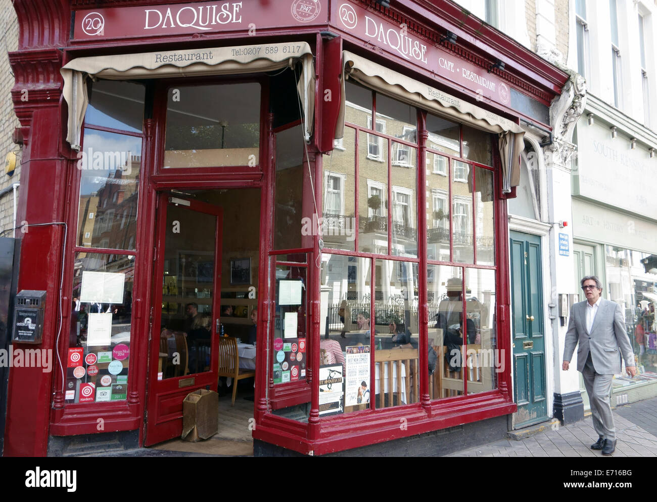 Cafe Restaurant polonais Daquise, South Kensington, Londres Banque D'Images