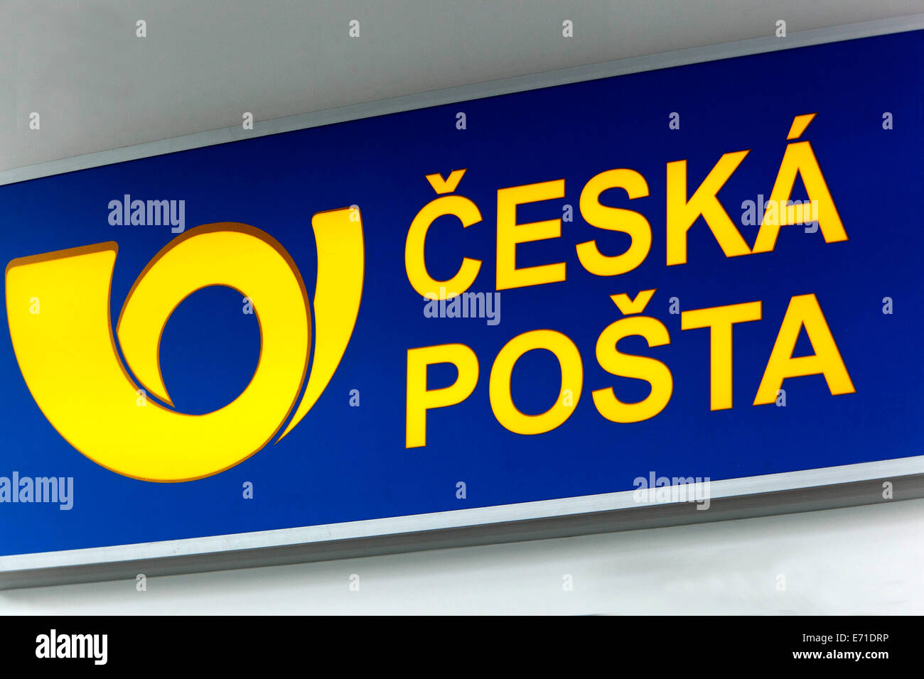 Ceska posta, logo La poste tchèque Banque D'Images