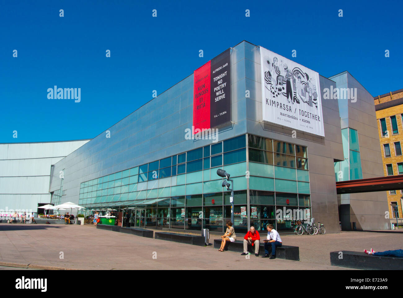 Le Kiasma, Musée d'Art Contemporain (1998), Mannerheimintie, Helsinki, Finlande, Europe Banque D'Images