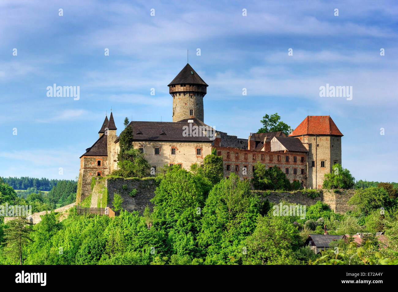 Château de Sovinec ou Eulenburg, Brno, Moravie, République Tchèque Banque D'Images