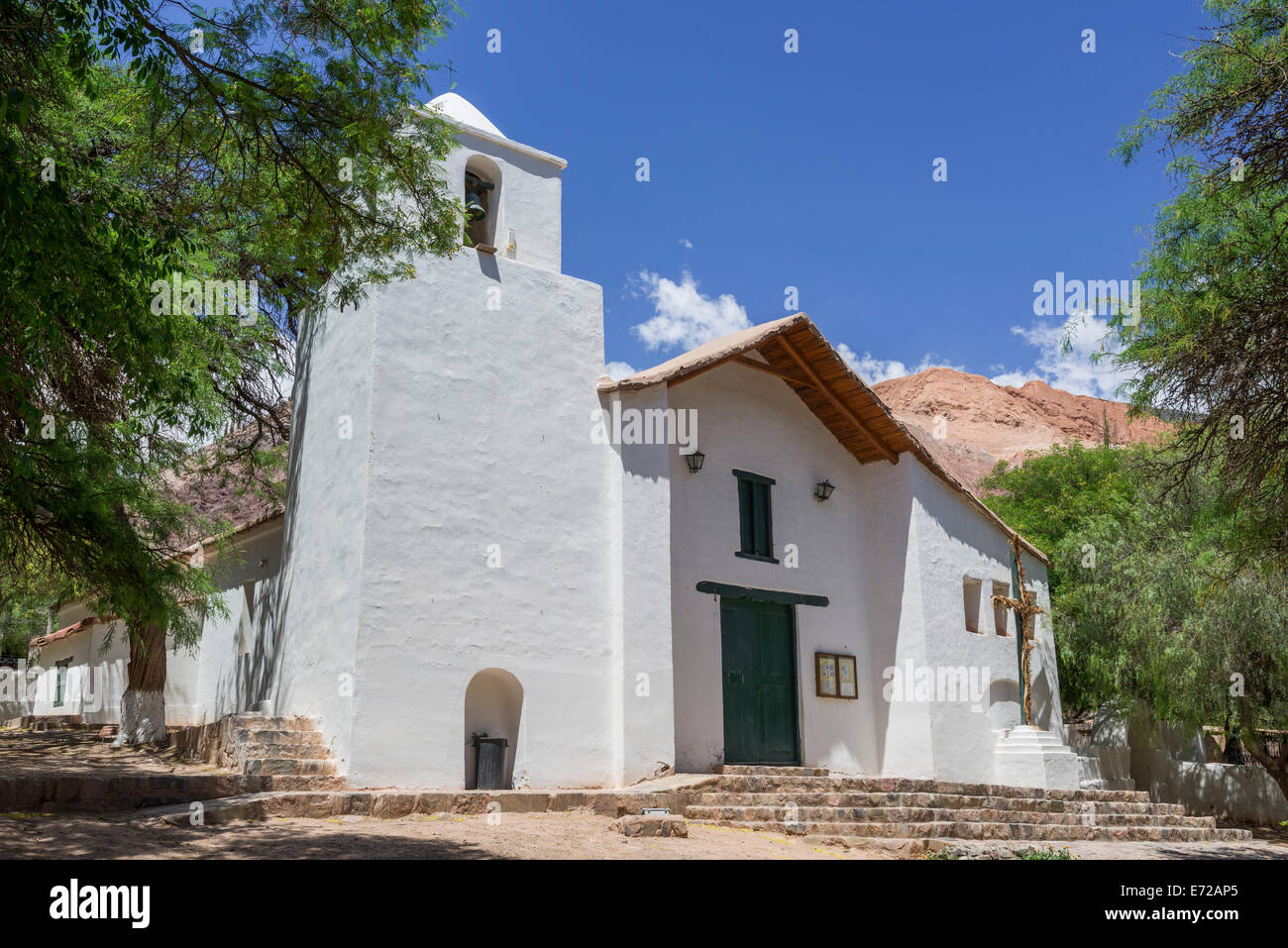 Église de purmamarca, province de Jujuy, Argentine Banque D'Images