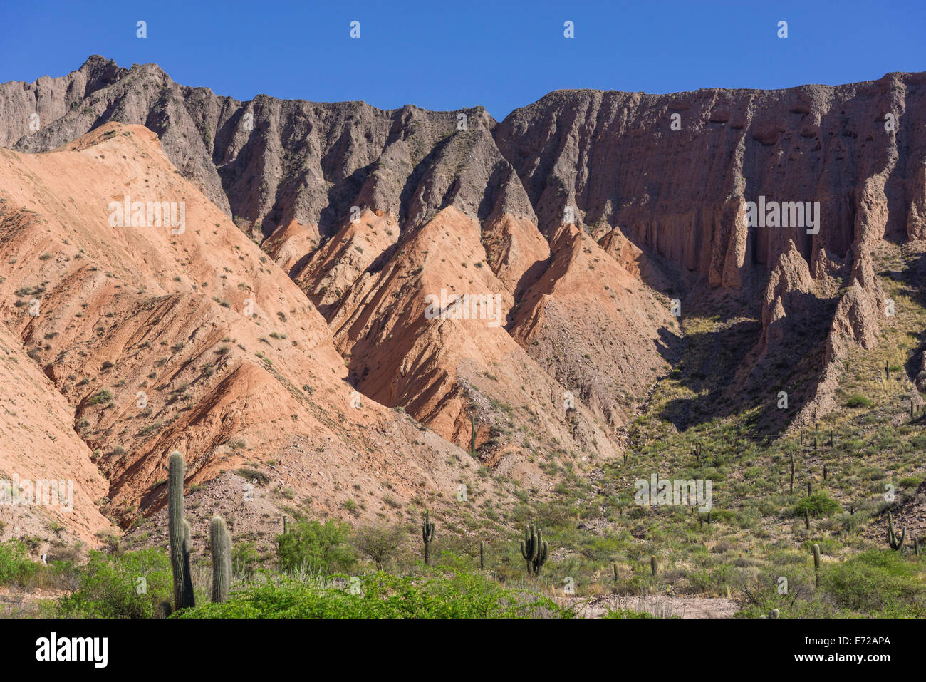 Montagnes colorées près de tilcara, province de Jujuy, Argentine Banque D'Images