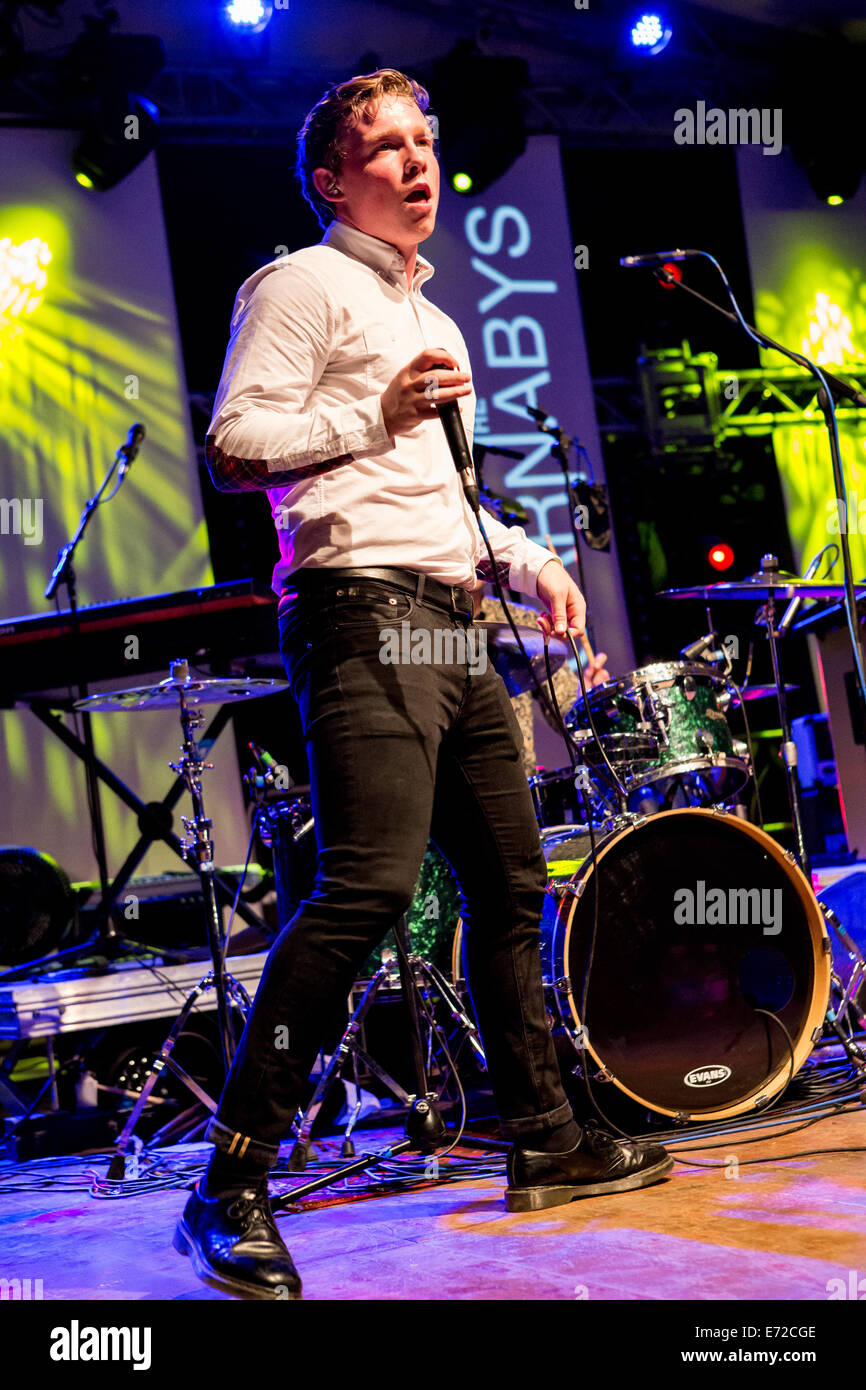 Segrate, Milan, Italie. 03e Septembre 2014. Le groupe britannique The CARNABYS effectue le live au Circolo Magnolia le show d'ouverture de crédit Blondie : Rodolfo Sassano/Alamy Live News Banque D'Images