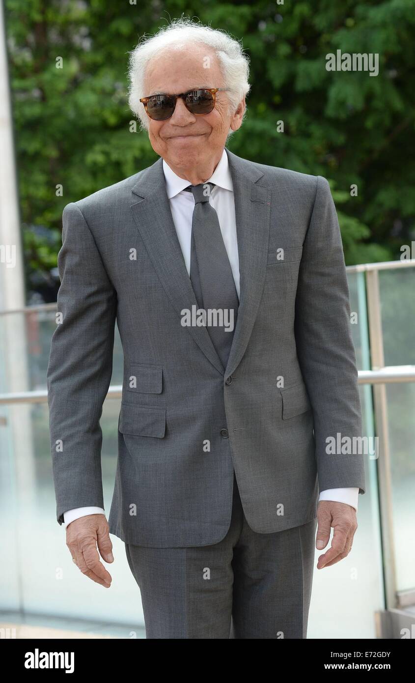 Arrivées à Ralph Lauren pour la couture Conseil de le musée au F.I.T. Déjeuner bénéfice 2014 Confère Award pour l'art de la mode, David H. Koch Theater au Lincoln Center, New York, NY Le 3 septembre 2014. Photo par : Kristin Callahan/Everett Collection Banque D'Images