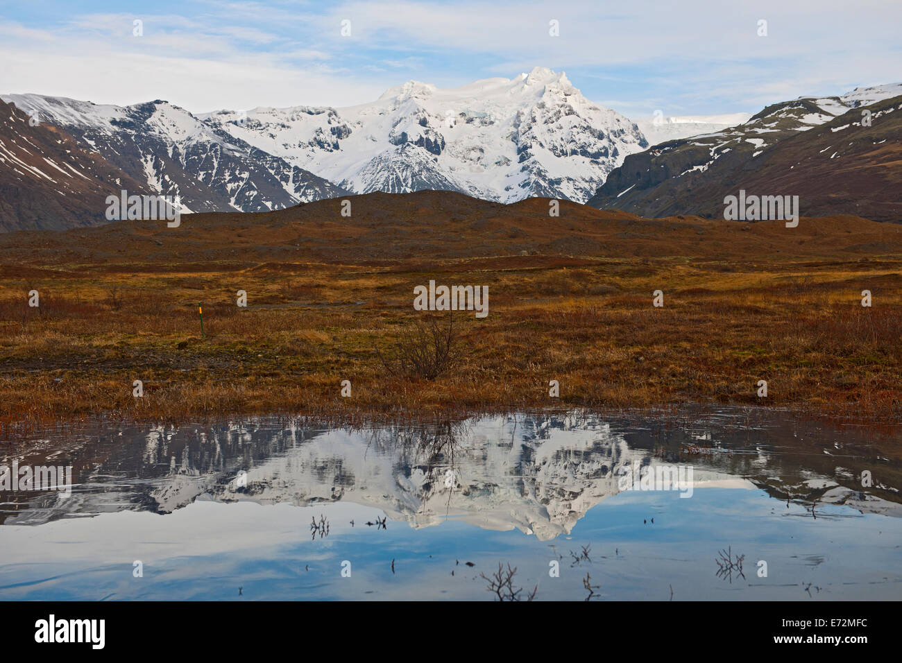 À Keflavík qui fait partie de la Nationalpark Vatnajokull Banque D'Images