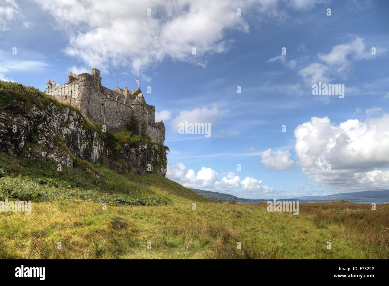Duart Castle, sur l'île de Mull, en Ecosse. Banque D'Images