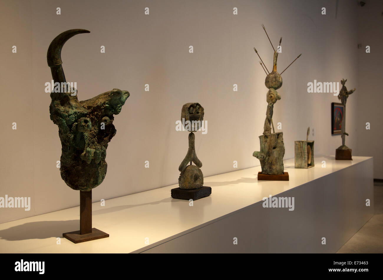 Exposition Joan Miró au Musée d'Art Contemporain de Dalt Vila à Ibiza Banque D'Images