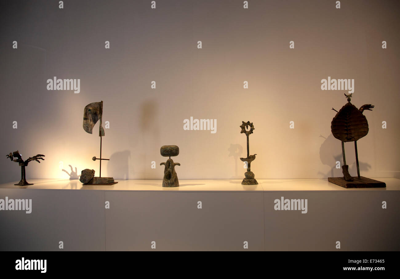 Exposition Joan Miró au Musée d'Art Contemporain de Dalt Vila à Ibiza Banque D'Images