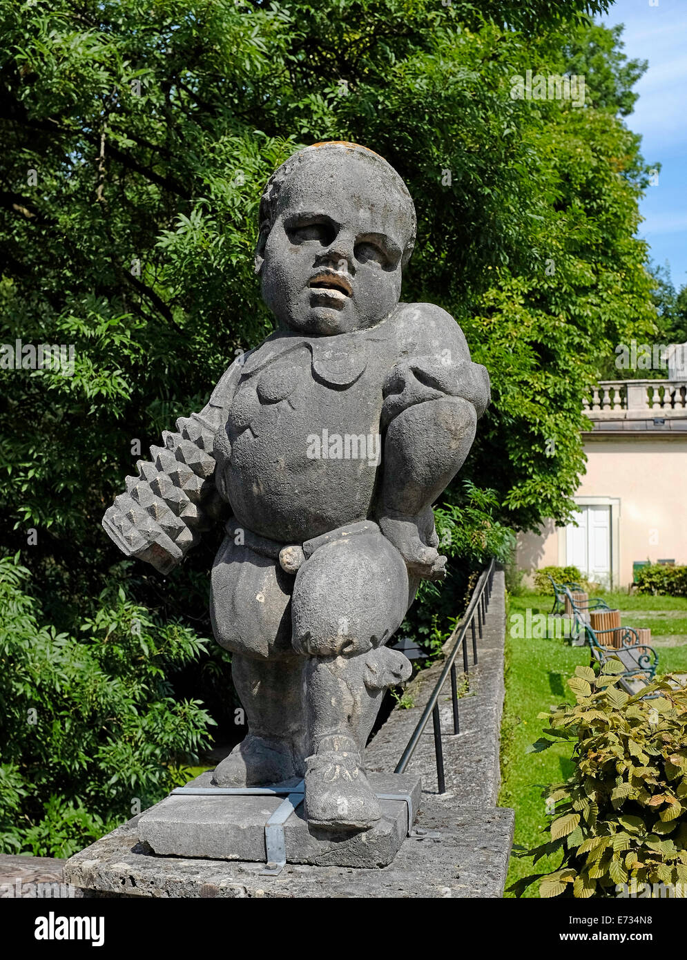 Jardin Gnome dans Schloss Mirabell, Salzburg, Autriche, Europe Banque D'Images