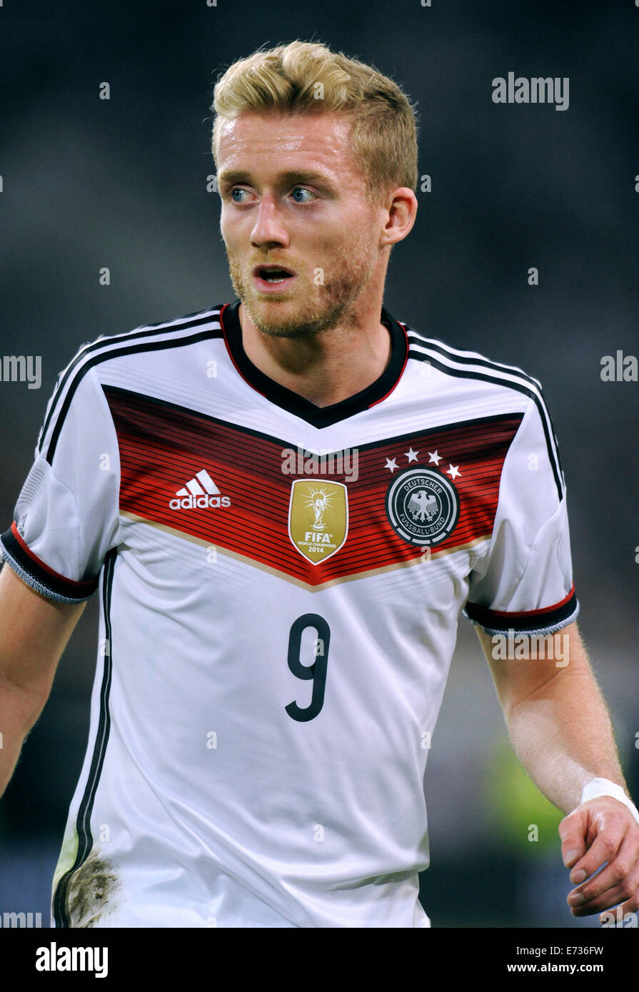 Match amical, ESPRIT Arena Düsseldorf : l'Allemagne contre l'Argentine 2:4 ; André Schuerrle, SchŸrrle (GER). Banque D'Images