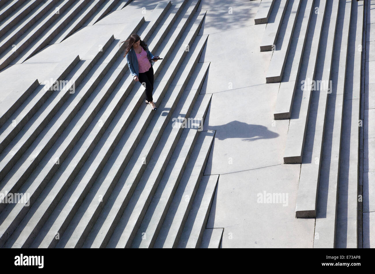 Robson Square de Vancouver, Colombie-Britannique, Canada. Banque D'Images