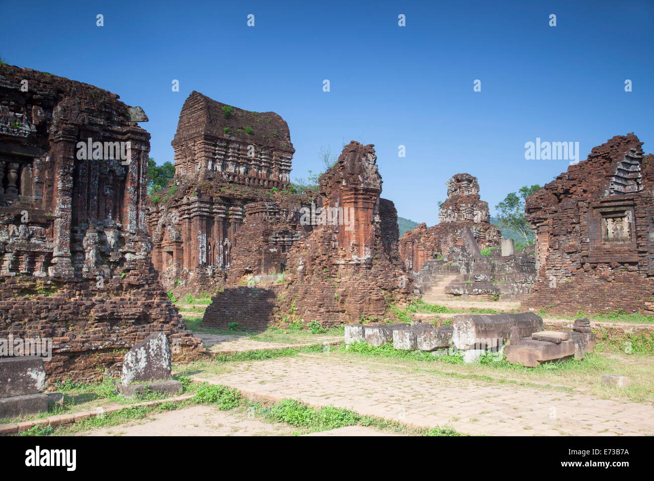 Ruines du sanctuaire de My Son, Site du patrimoine mondial de l'UNESCO, Hoi An, Quang Nam, Vietnam, Indochine, Asie du Sud-Est, l'Asie Banque D'Images